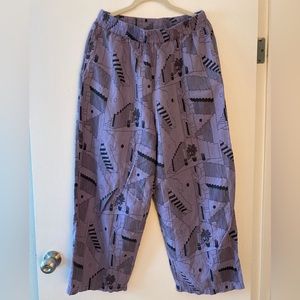 North of West Escher print pants L